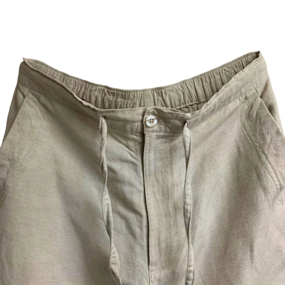 Havanera‎ Co Linen Blend Drawstring Lounge Pant